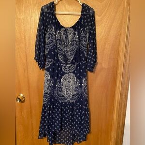 A.N.A. Paisley Dress